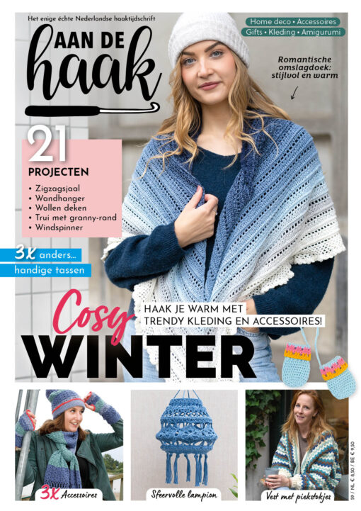 Aan de haak 59 Cosy winter - haaktijdschrift