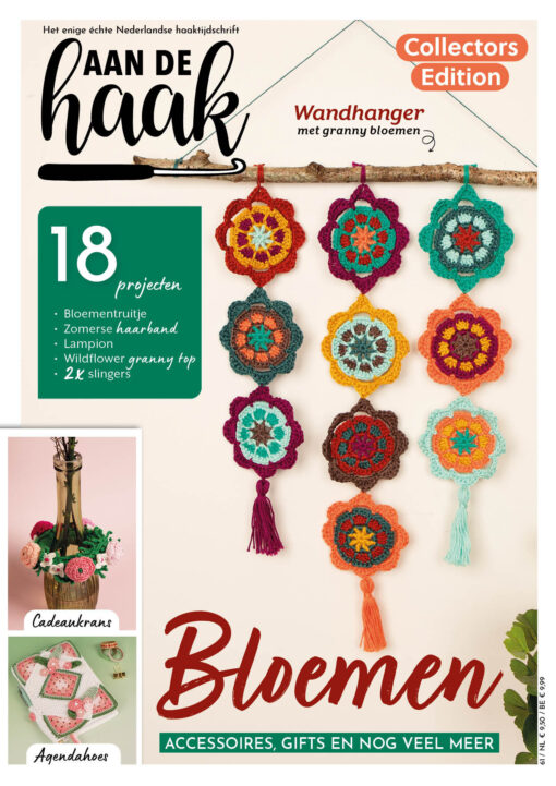 Aan de haak 61 Bloemen - haaktijdschrift