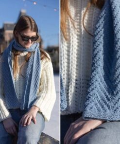 Breipatroon Durable Cosy extra Fine - zigzag sjaal