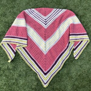 Haakpakket sjaal Vera iliva roze - Performance Cotton eight