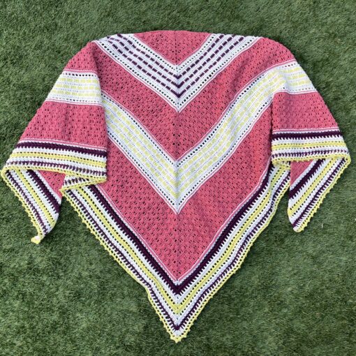 Haakpakket sjaal Vera iliva roze - Performance Cotton eight