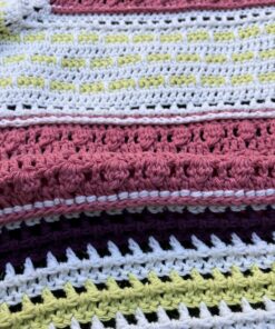 Haakpakket sjaal Vera iliva roze - Performance Cotton eight dichtbij