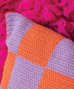 Haakpakket geblokt kussen - Durable Cosy fine - Afbeelding 2