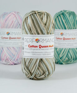 Cotton queen multi beige groen (9040) - katoen garen
