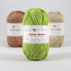 Cotton queen uni groen (134) - katoen garen