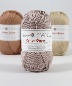 Cotton queen uni taupe (171) - katoen garen