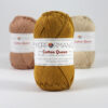 Cotton queen uni oker (190) - katoen garen