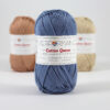 Cotton queen uni blauw (2141) - katoen garen