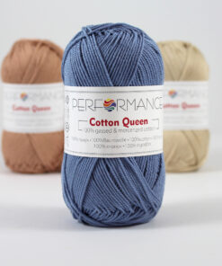 Cotton queen uni blauw (2141) - katoen garen