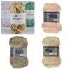 Rio en Queen beige katoengaren pakket - 8 bollen