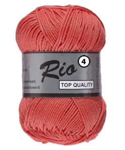 Rio 4 koraal rood 720 - katoengaren