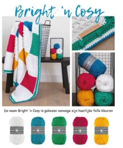 Haakpakket Bright n Cosy deken - Durable Cosy fine garen
