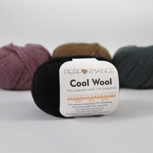 Cool wol zwart (01) - wol en polyamide