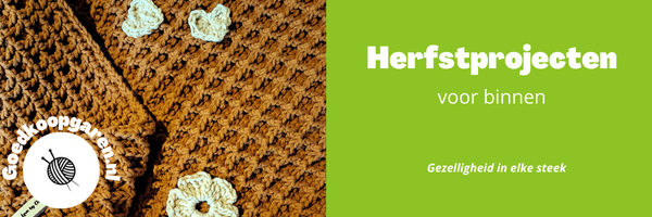 herfstprojecten binnen voor haken