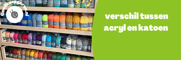 verschil acryl en katoen