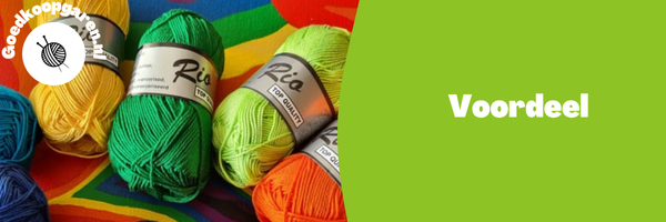 voordeel banner van goedkoopgaren.nl