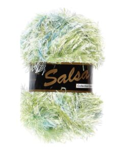 salsa multi 625 - harig garen lichtgroen blauw