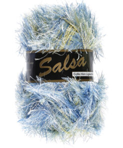 salsa 610 - harig garen lichtblauw groen