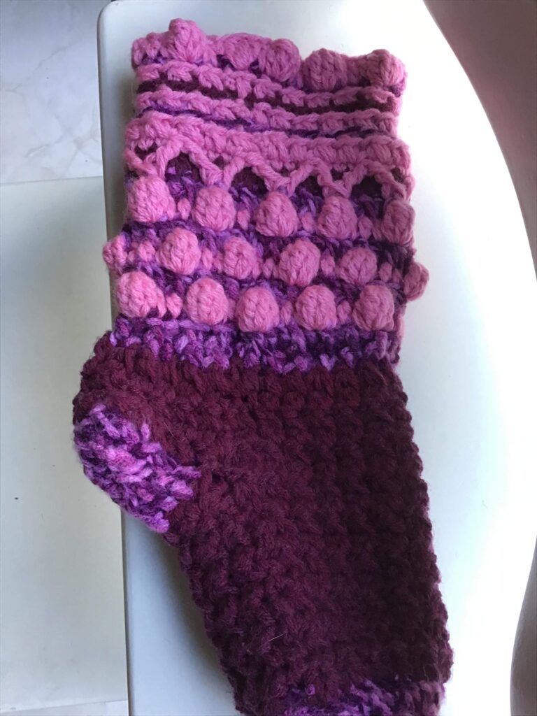 Sloffy sok roze bordeaux