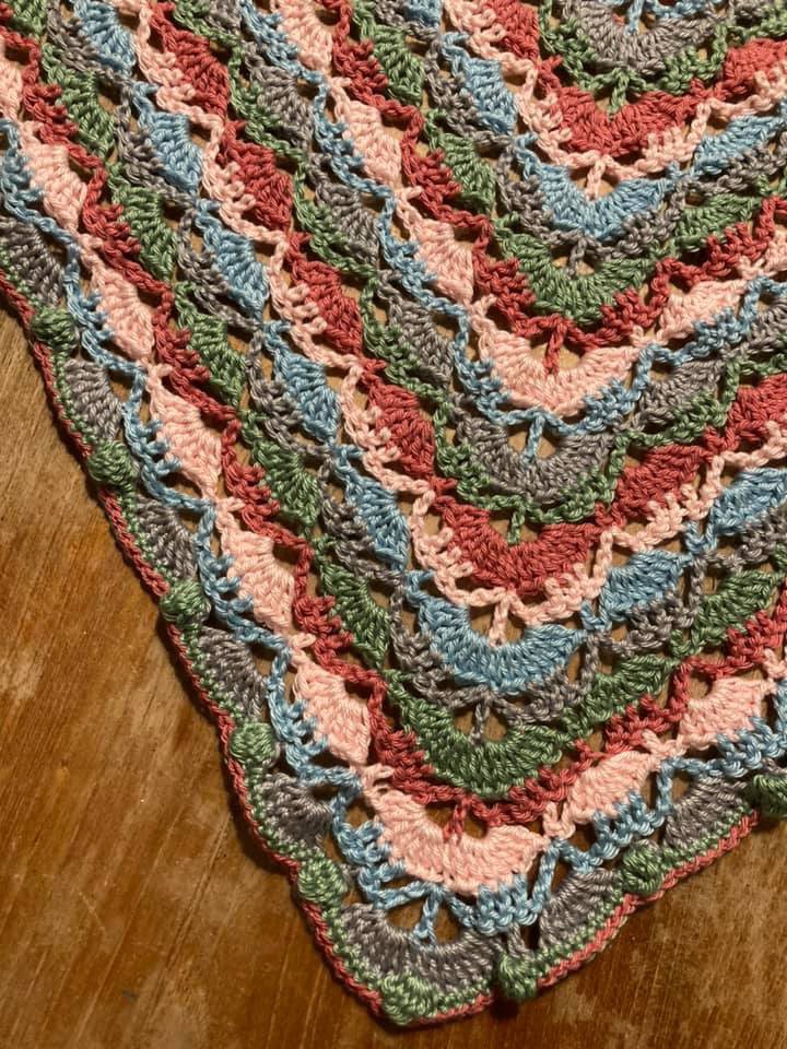 sjaal rio garen set met zachte vintage kleuren