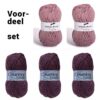 Voordeel mix set - Cheval Blanc Country Tweed bollen - 5 stuks