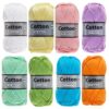 Cotton eight Paaskleuren - 8 bollen katoengaren