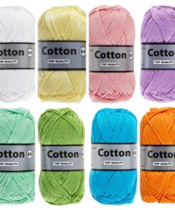 Cotton eight Paaskleuren - 8 bollen katoengaren