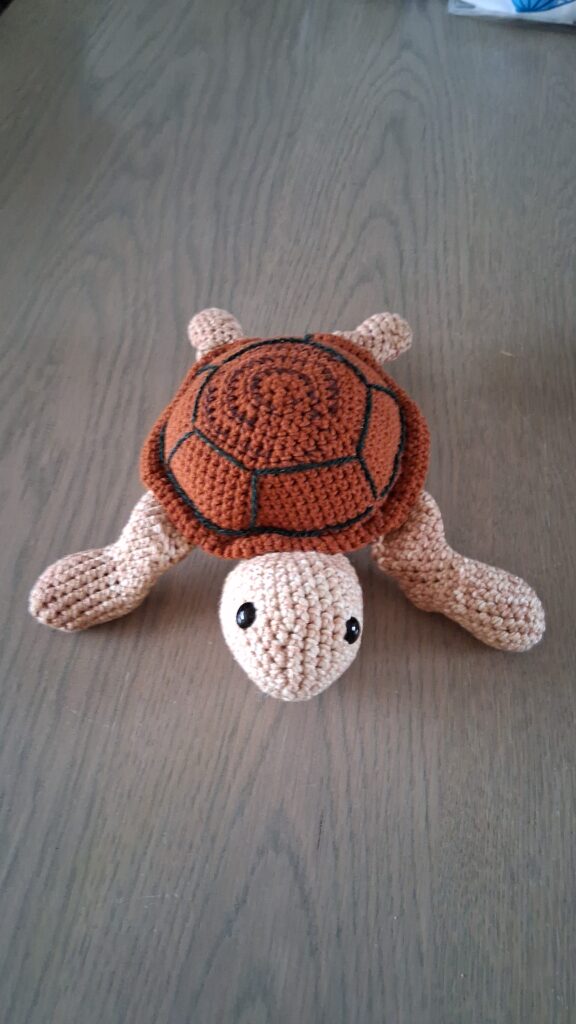 schildpad van klant gemaakt