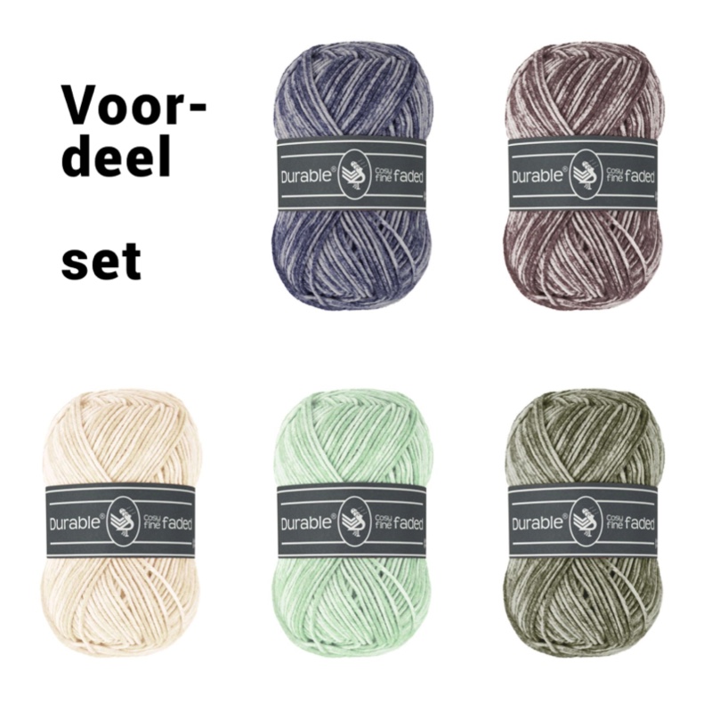 voordeel set stoere kleuren