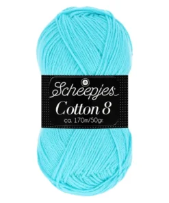 scheepjes cotton 8 622 fris blauw