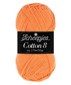 scheepjes cotton 8 639 zacht oranje