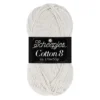 scheepjes cotton 8 700 licht grijs