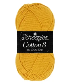scheepjes cotton 8 722 oker