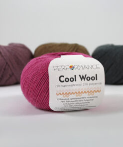 Cool wool fuchsia roze (43) - wol en polyamide