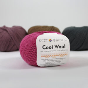 Cool wool fuchsia roze (43) - wol en polyamide