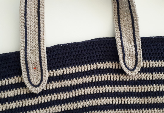 strandtas haakpatroon linen soft detail
