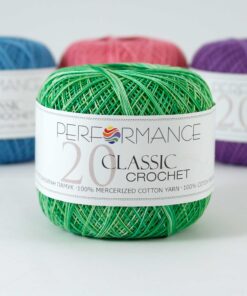 Classic Crochet 20 groen multi 627 - haakkatoen 20