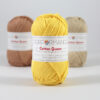 Cotton queen uni helder geel (010) - katoen garen