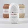 Cotton queen uni wit (0101) - katoen garen