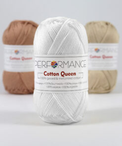 Cotton queen uni wit (0101) - katoen garen
