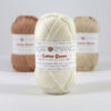 Cotton queen uni ecru (102) - katoen garen
