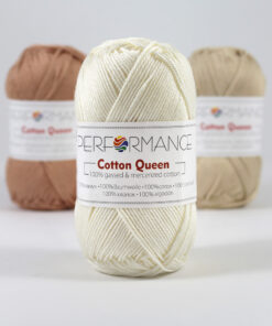 Cotton queen uni ecru (102) - katoen garen