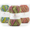 Sockwol Prime groen roze 8