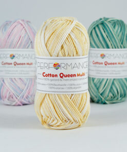Cotton queen multi zacht geel (9096) - katoen garen