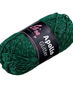 Apollo glitter donker groen (2715) - katoen garen