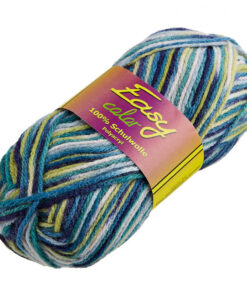 Easy Color blauw lime wit (1351) - acrylgaren