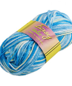 Easy Color blauw zachtgeel wit (1371) - acrylgaren