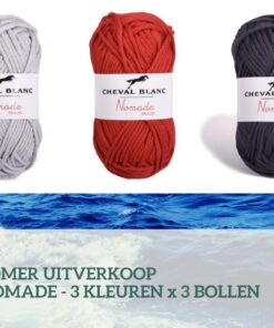 nomade mix donkergrijs rood lichtgrijs