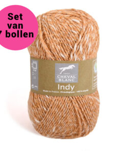 indy oranje set van 7