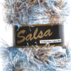 Lammy yarns Salsa blauw bruin 630 - polyester garen